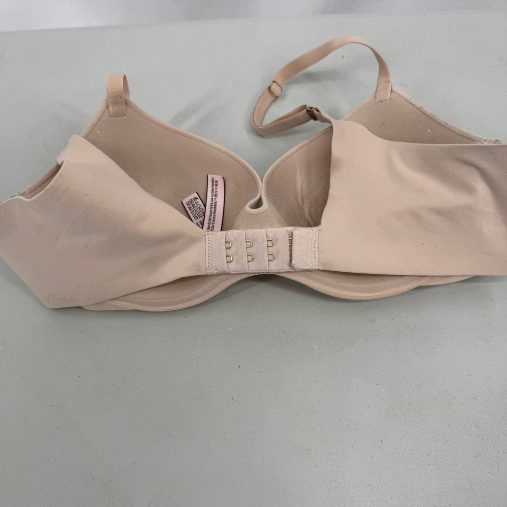Victoria's Secret Incredible Lined Demi Bra Womens 34C Beige‎ Underwire 398058 - Picture 2 of 11